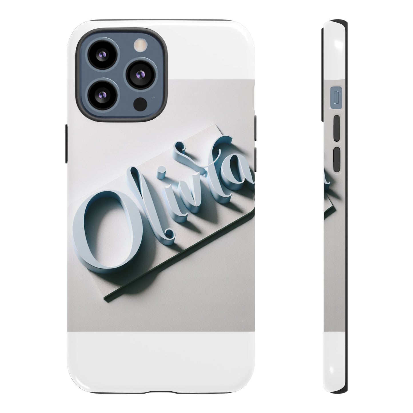 vibrant 3d blue name phone case for stylish protection – unique accessory for self-expression compatible with iphone 13, 14, 15 & 16 – all models including pro, pro max & plus