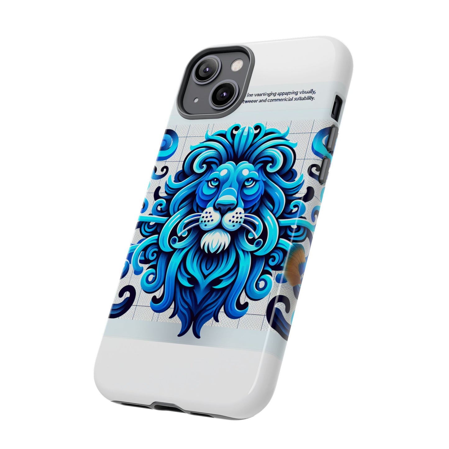 vibrant 3d lion art phone case for stylish protection and self-expression compatible with iphone 13, 14, 15 & 16 – all models including pro, pro max & plus