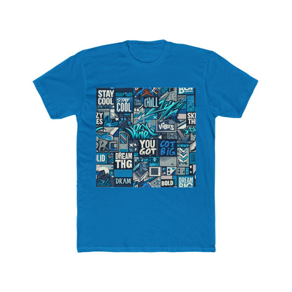 Unisex T-Shirt Aesthetic Blue 4 - Stylish Comfortable Tee for Everyone