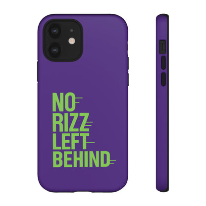 Tough Phone Case - No Rizz Left Behind - Durable, Stylish Protection for Active Lifestyles - Impact-Resistant, Dual Layer, Shock-Absorbing TPU - Perfect Gift for Tech Lovers