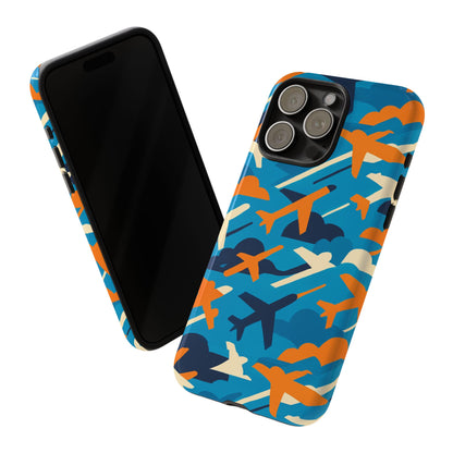 Vibrant Aviation-Themed Protective Phone Case with 3D Wrap Design – Stylish Accessory for Self-Expression – Compatible with iPhone 13, 14, 15 & 16 – all models including Pro, Pro Max & Plus