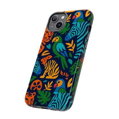 Vibrant 3D Animal Print Phone Case for Stylish Protection – Unique Accessory for Men and Women Compatible with iPhone 13, 14, 15 & 16 – all models including Pro, Pro Max & Plus