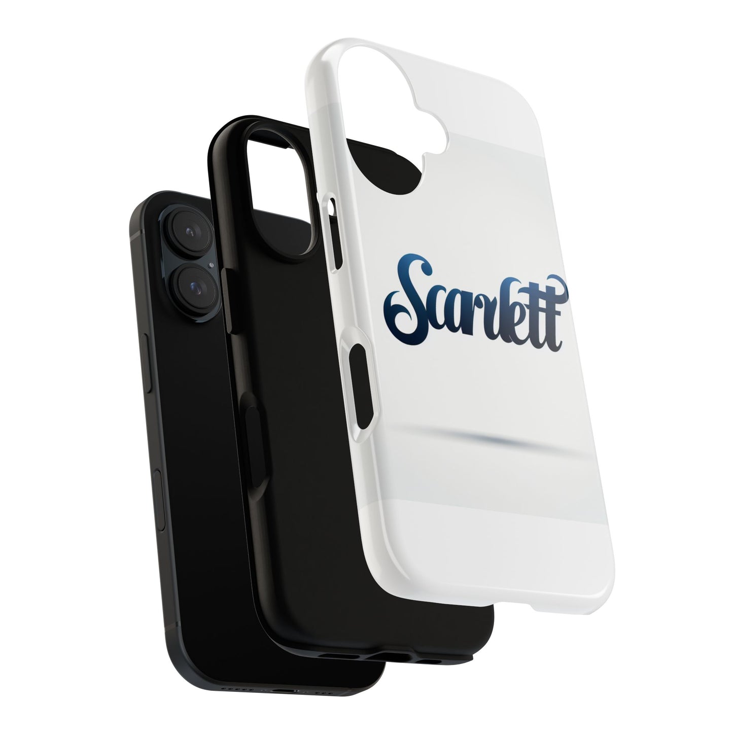 vibrant 3d wrap protective phone case with blue script design – unique fashion accessory – compatible with iphone 13, 14, 15 & 16 – all models including pro, pro max & plus