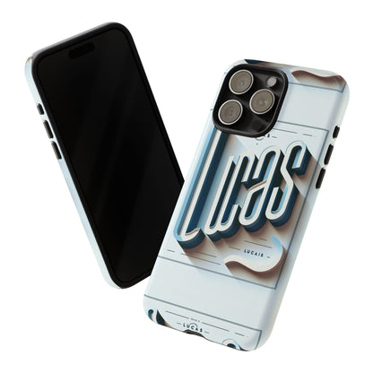 Lucas Blue Phone Case with 3D Wrap Design for Smartphones Compatible with iPhone and Android Devices Shockproof Protective Cover for Anime and Comic Fans