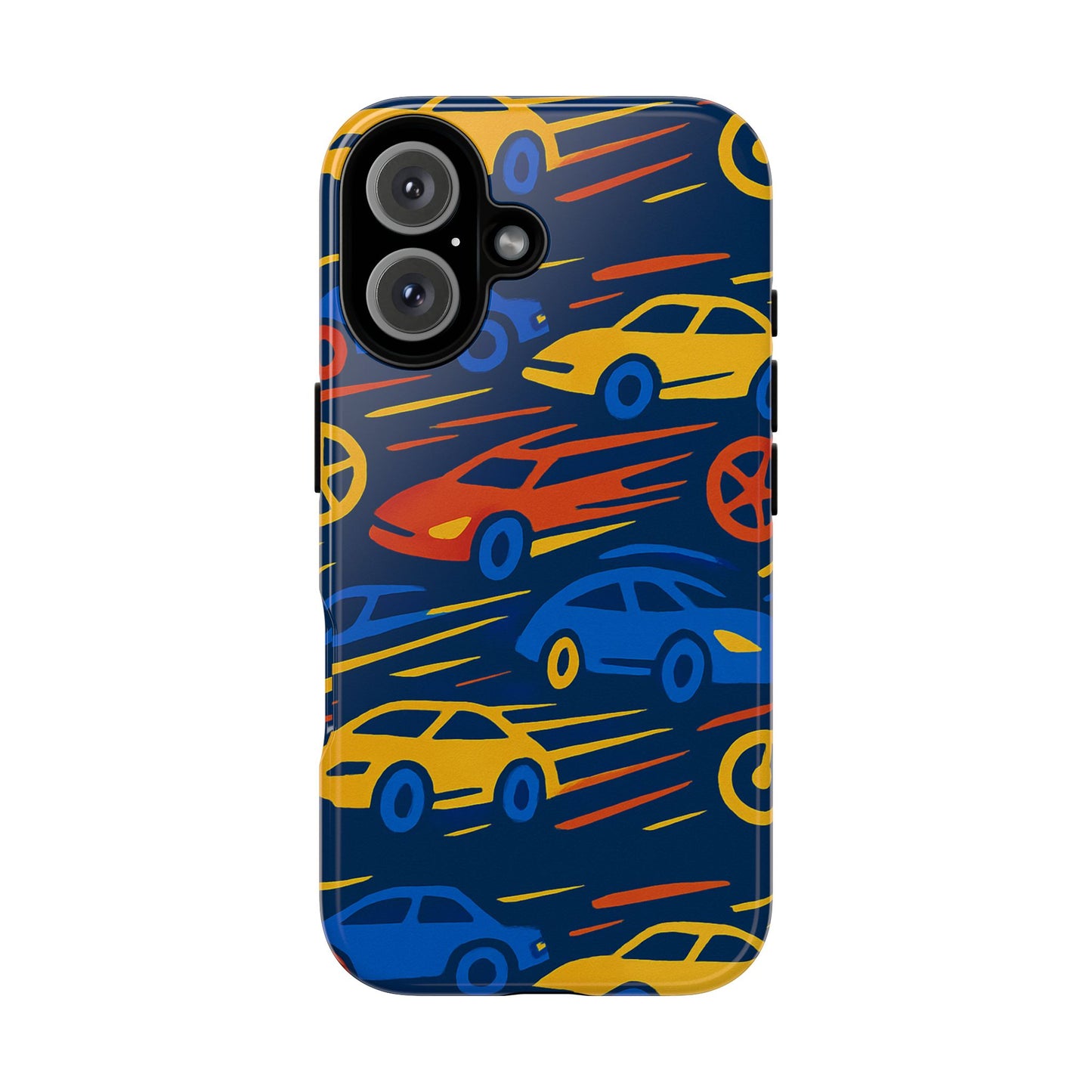 vibrant 3d car design protective phone case for smartphones stylish accessory for expressive individuals compatible with iphone 13, 14, 15 & 16 – all models including pro, pro max & plus