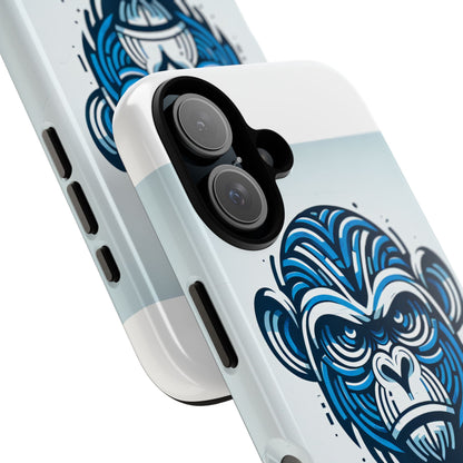 Vibrant 3D Gorilla Design Protective Phone Case for Unique Style and Stylish Protection Compatible with iPhone 13, 14, 15 & 16 – all models including Pro, Pro Max & Plus