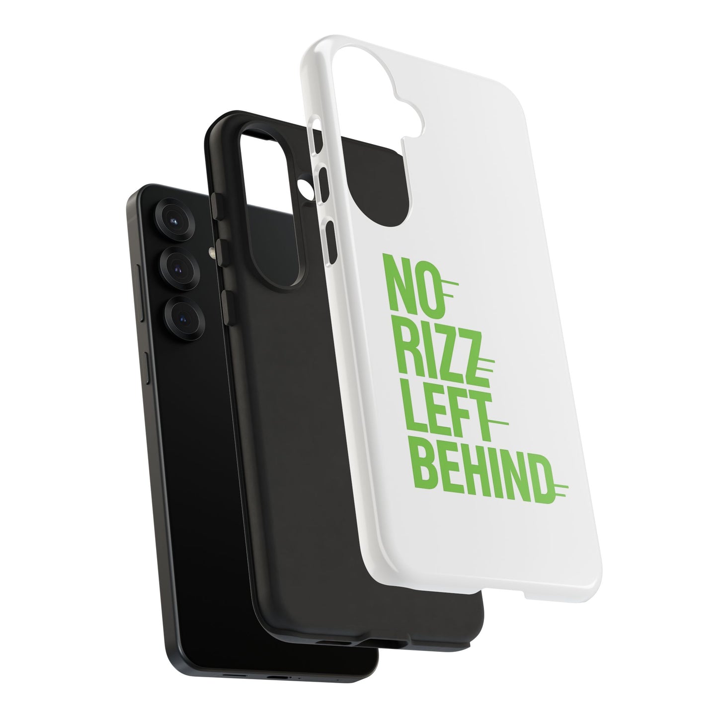 copy of tough cases - no rizz left behind phone case for ultimate protection and style, impact-resistant, dual layer, vibrant design, perfect gift for adults