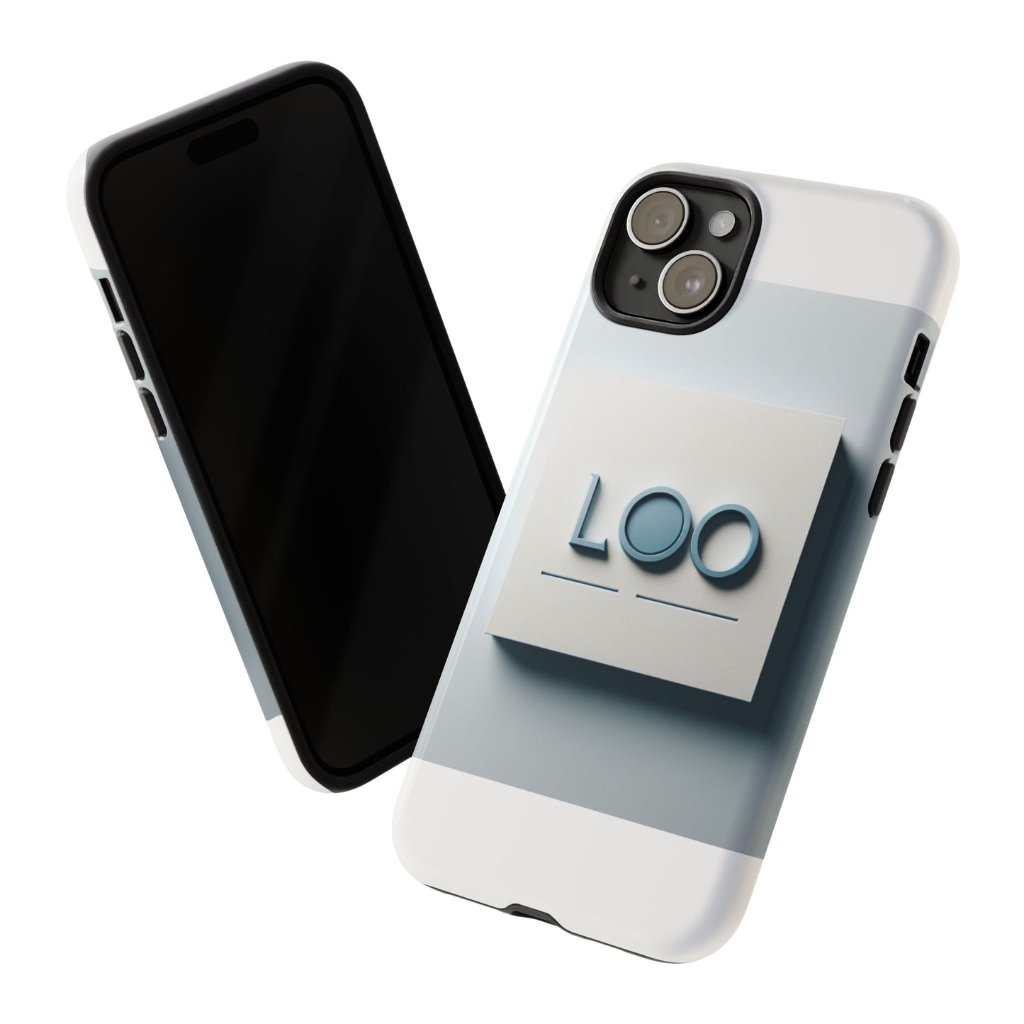 3d wrap protective phone case in blue with modern design for stylish protection compatible with iphone 13, 14, 15 & 16 – all models including pro, pro max & plus