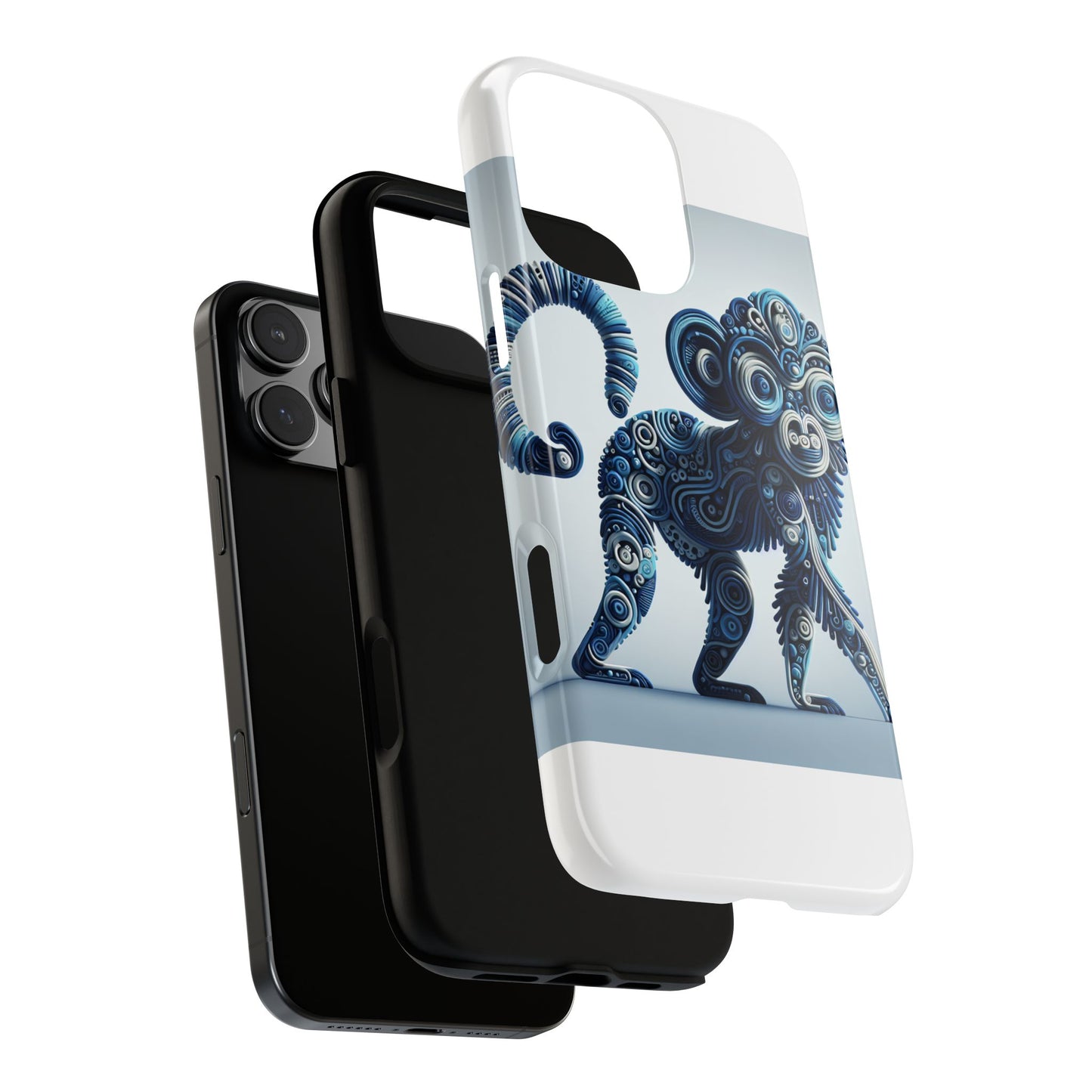 vibrant 3d wrap protective phone case with unique monkey design – stylish accessory for men and women compatible with iphone 13, 14, 15 & 16 – all models including pro, pro max & plus