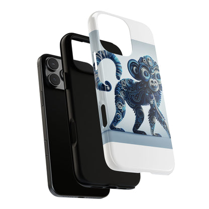 Vibrant 3D Wrap Protective Phone Case with Unique Monkey Design – Stylish Accessory for Men and Women Compatible with iPhone 13, 14, 15 & 16 – all models including Pro, Pro Max & Plus