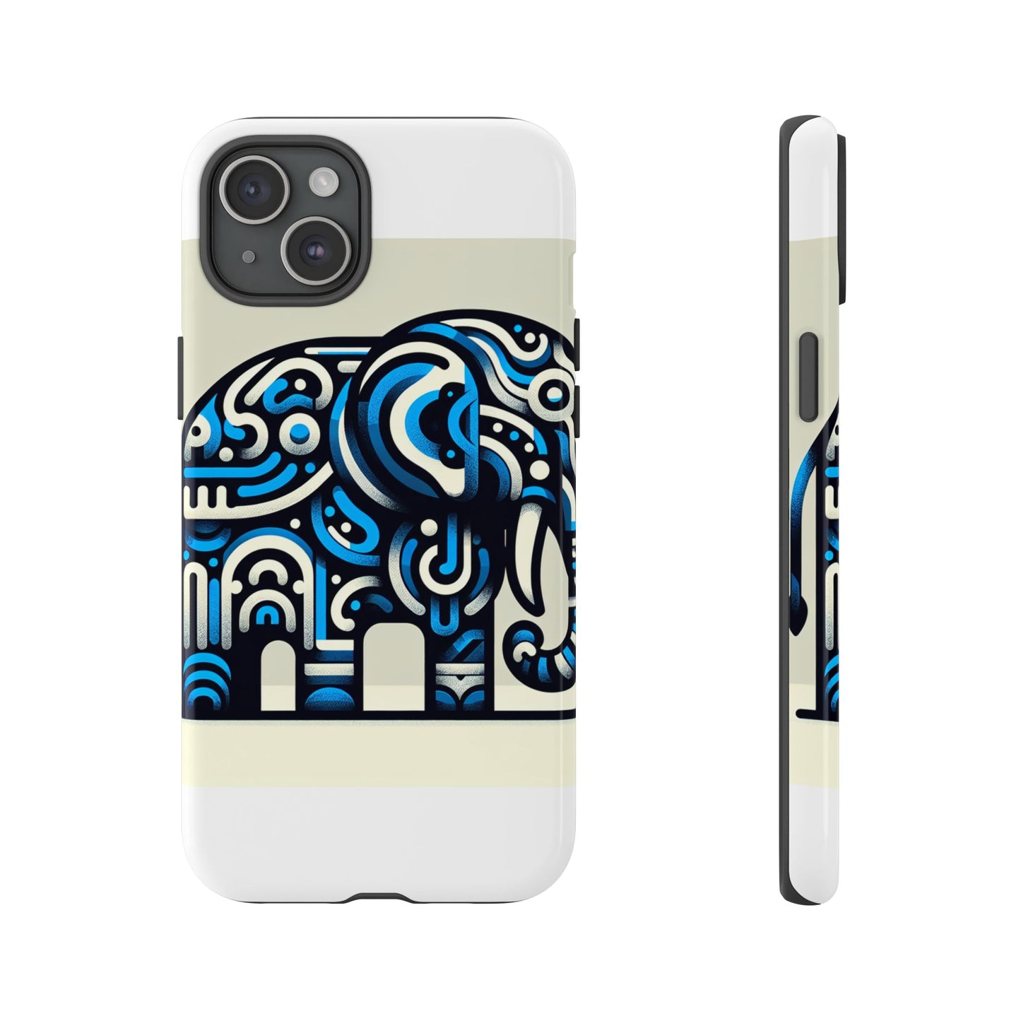 vibrant 3d elephant design protective phone case for stylish protection compatible with iphone 13, 14, 15 & 16 – all models including pro, pro max & plus