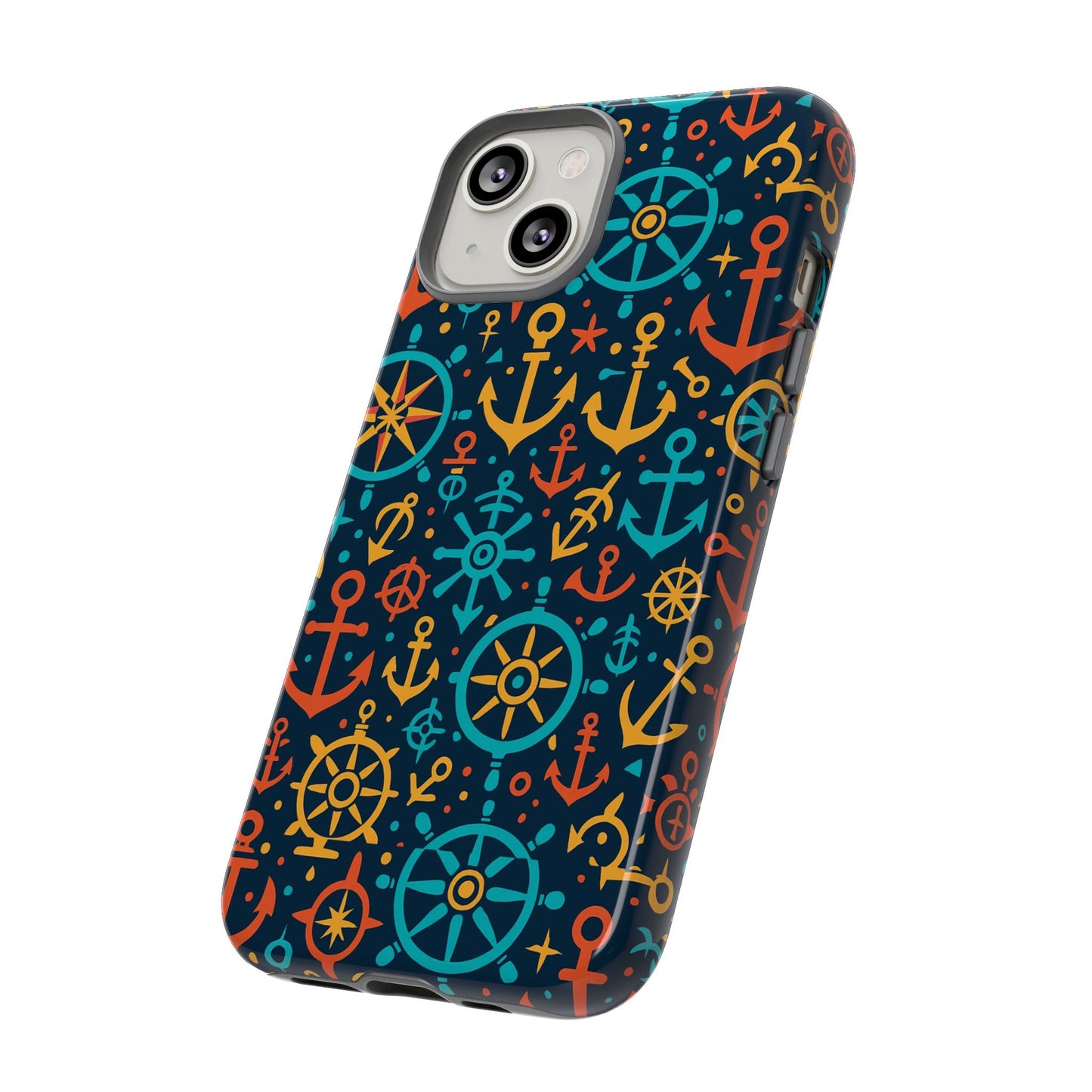 vibrant nautical pattern phone case for stylish protection – bold accessory for iphone 13, 14, 15 & 16 – all models including pro, pro max & plus