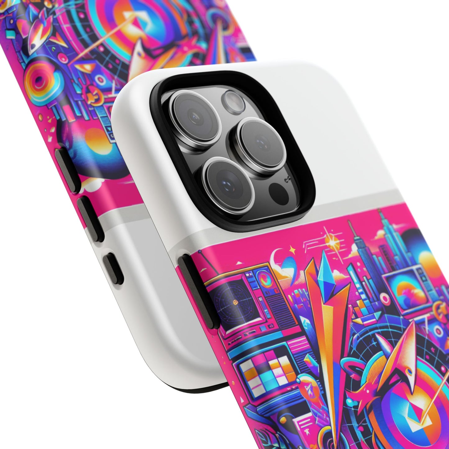 gyatt radar online 3d wrap protective phone case for smartphones, retro anime design, durable shock absorption, uv protected, glossy or matte finish