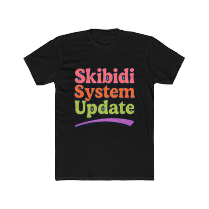 Skibidi System Update Meme Multicolor Unisex T-Shirt - Funny Graphic Tee for All Ages