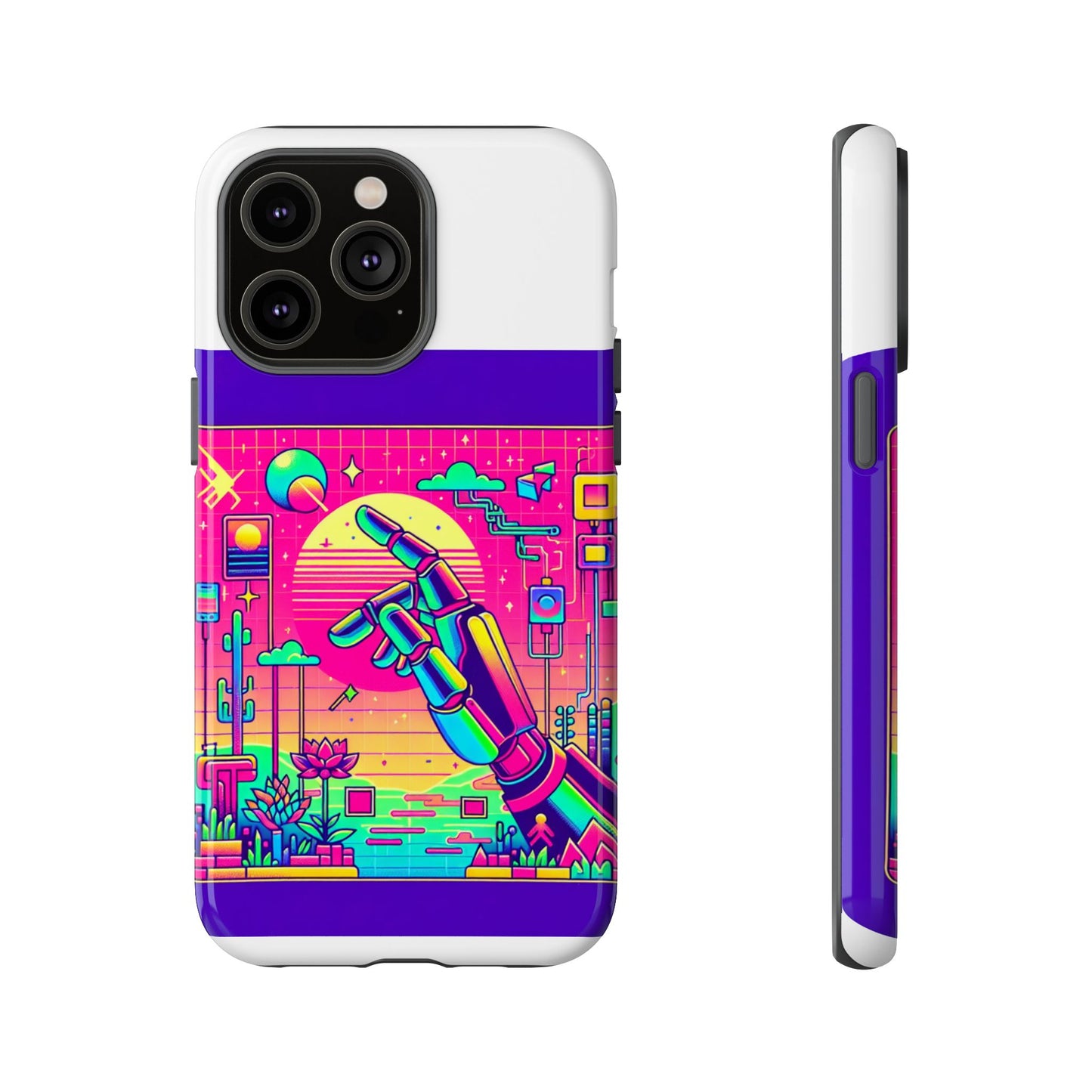 touch grass technician 3d wrap protective phone case
