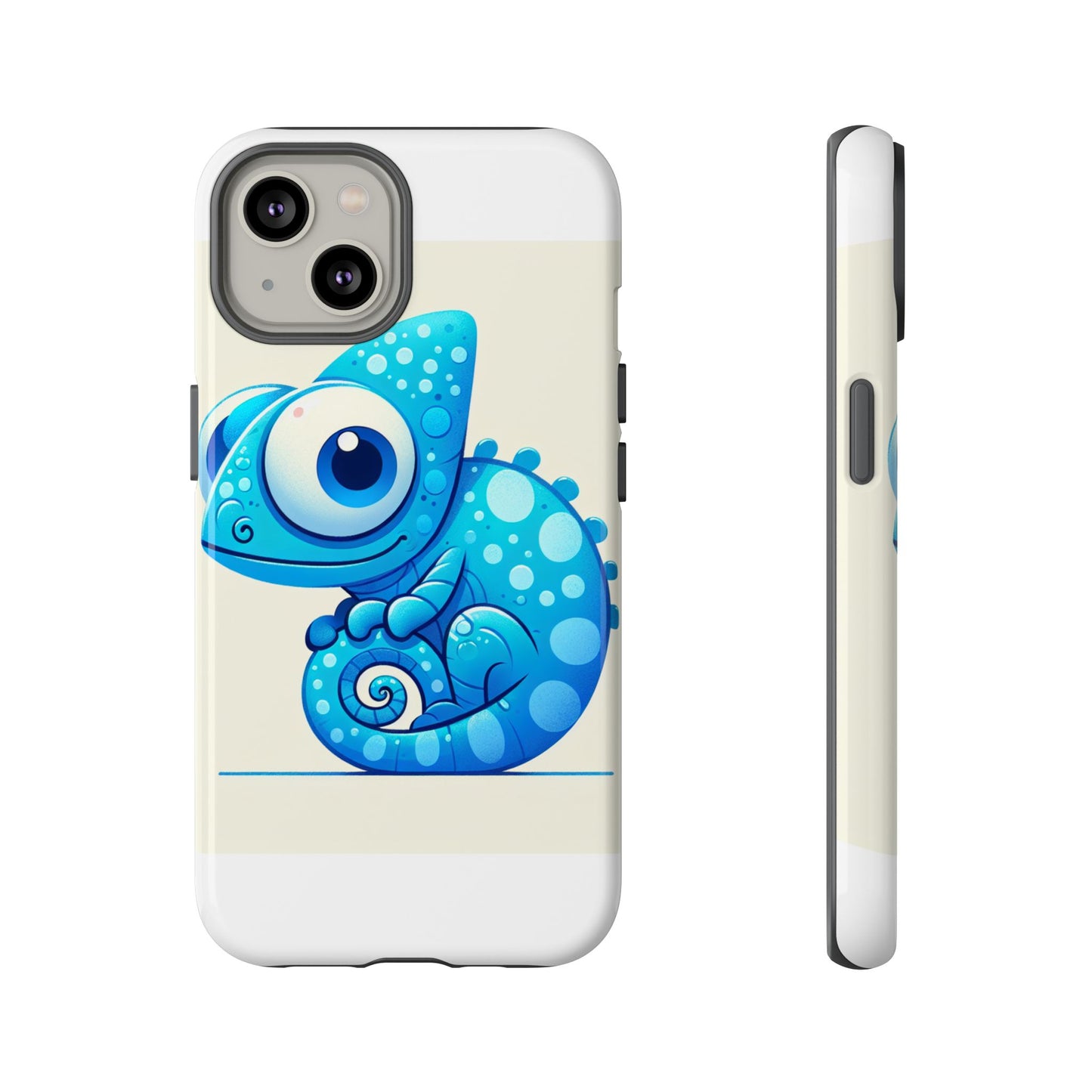vibrant 3d cartoon chameleon phone case for adults and teens stylish protection compatible with iphone 13, 14, 15 & 16 – all models including pro, pro max & plus