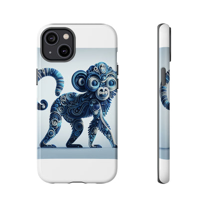 Vibrant 3D Wrap Protective Phone Case with Unique Monkey Design – Stylish Accessory for Men and Women Compatible with iPhone 13, 14, 15 & 16 – all models including Pro, Pro Max & Plus
