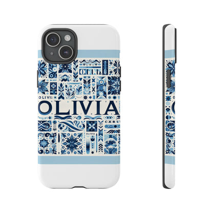 Vibrant 3D Wrap Protective Phone Case in Blue Floral Design for Stylish Protection Compatible with iPhone 13, 14, 15 & 16 – all models including Pro, Pro Max & Plus