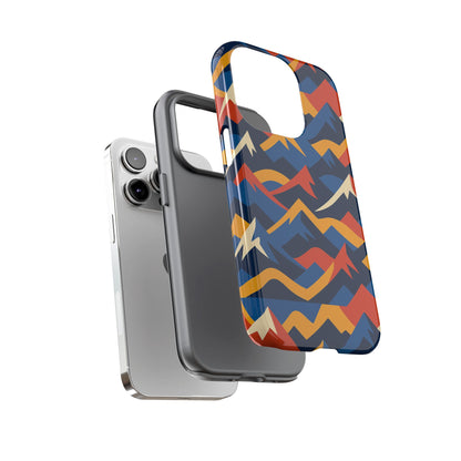 Vibrant 3D Mountain Design Protective Phone Case for Unique Accessory Lovers Compatible with iPhone 13, 14, 15 & 16 – all models including Pro, Pro Max & Plus