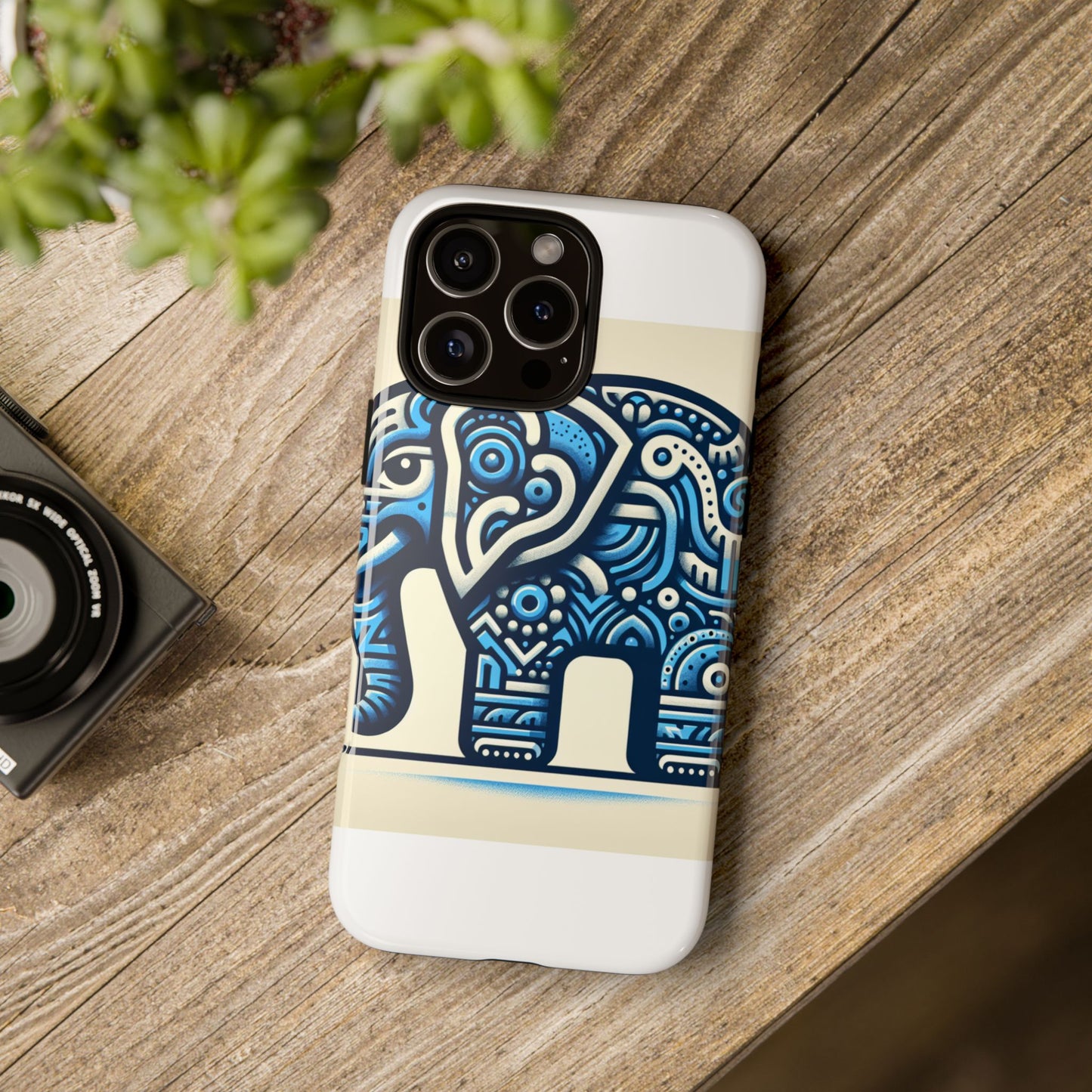 vibrant 3d elephant design phone case for stylish protection and unique aesthetic compatible with iphone 13, 14, 15 & 16 – all models including pro, pro max & plus