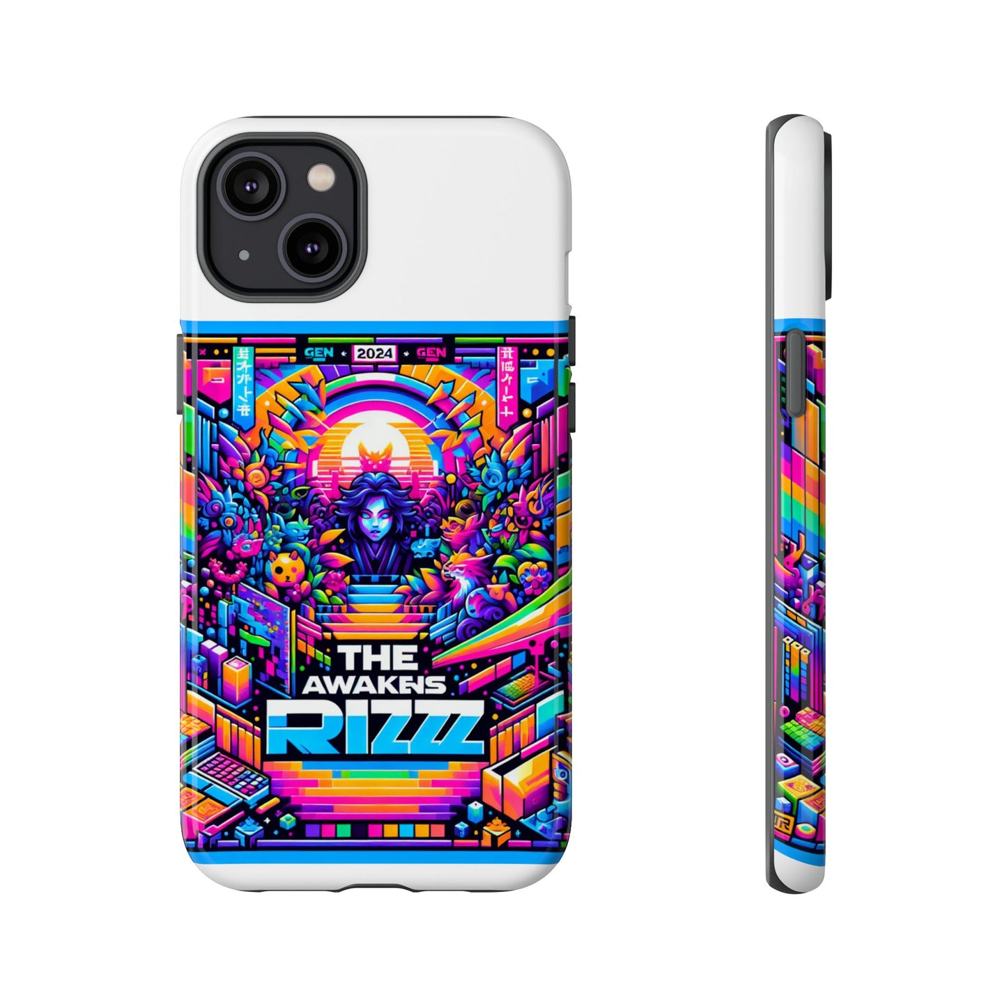 the rizz awakens 3d wrap protective phone case for anime and comic lovers