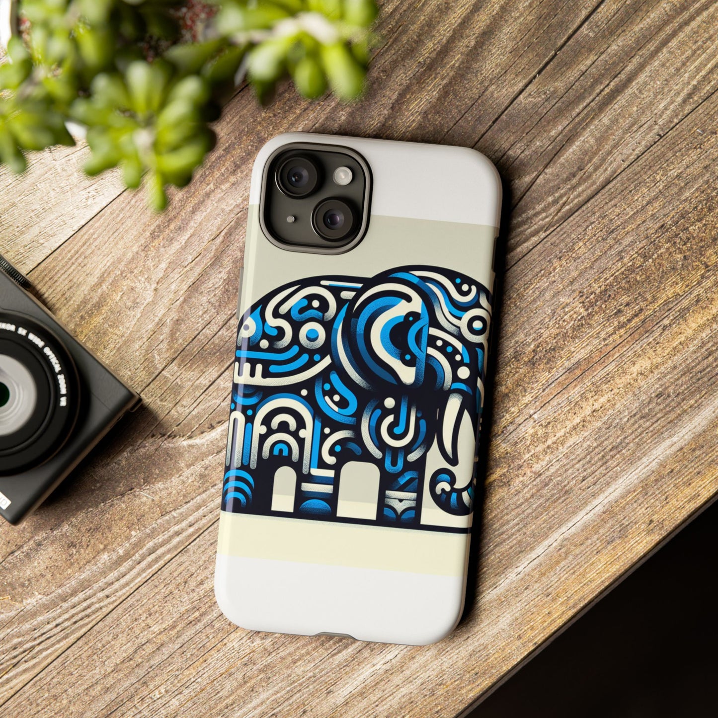 vibrant 3d elephant design protective phone case for stylish protection compatible with iphone 13, 14, 15 & 16 – all models including pro, pro max & plus
