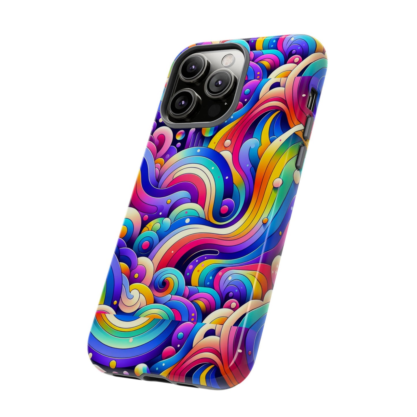 pink pattern image 4 phone case with 3d wrap and shock protection for smartphone accessories