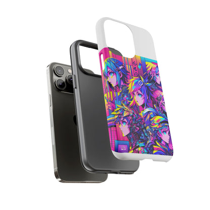 Cap-Free Culture Protective Phone Case with 3D Wrap Design, Durable Silicone Liner, UV Resistant, Ideal Gift for Anime and Comic Fans