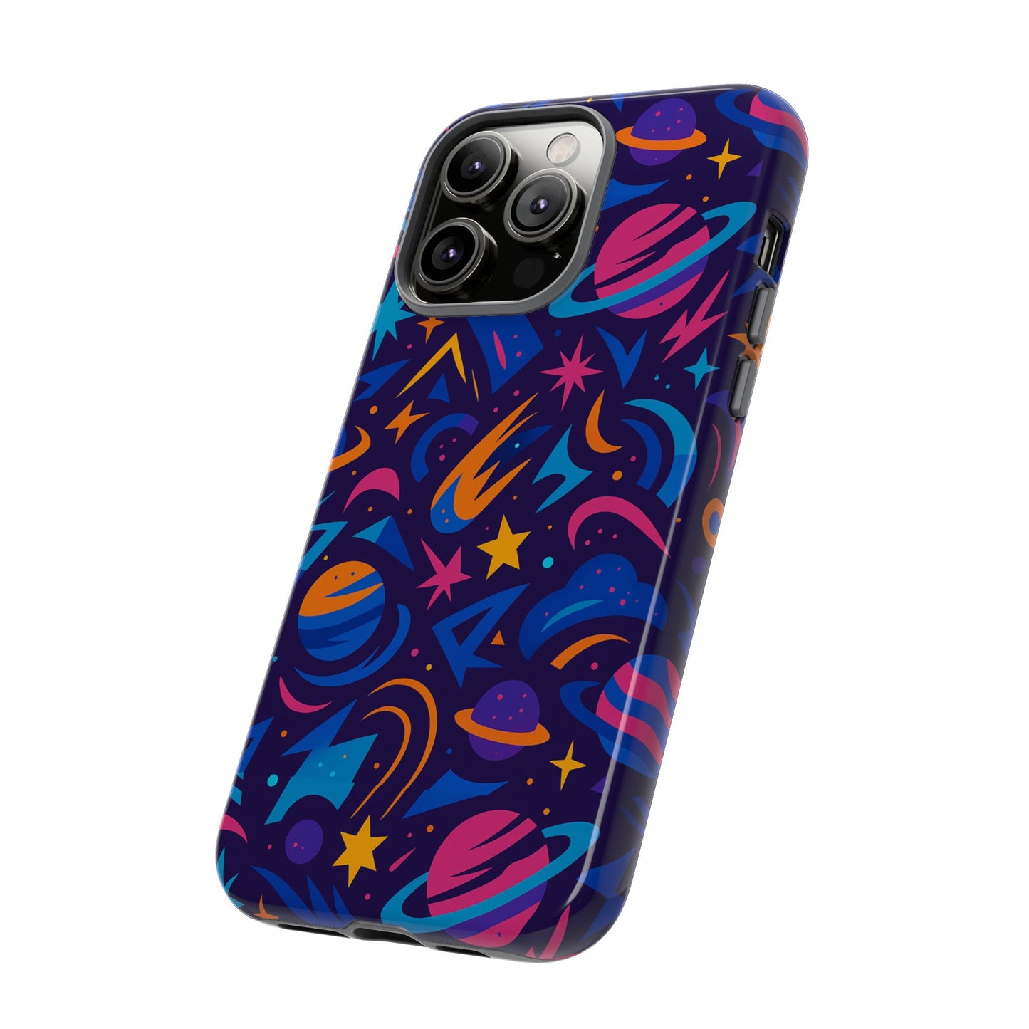 multicolour 3d wrap protective phone case with space theme for men and women – stylish protection accessory compatible with iphone 13, 14, 15 & 16 – all models including pro, pro max & plus