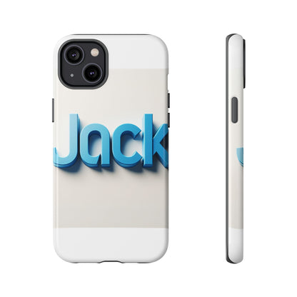 Vibrant Blue 3D Text Phone Case for Stylish Protection, Unique Retro Design for Men and Women, Compatible with iPhone 13, 14, 15 & 16 – all models including Pro, Pro Max & Plus
