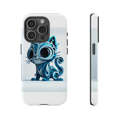 Vibrant 3D Cat Design Phone Case – Playful Protection Accessory for Self-Expression – Compatible with iPhone 13, 14, 15 & 16 – all models including Pro, Pro Max & Plus