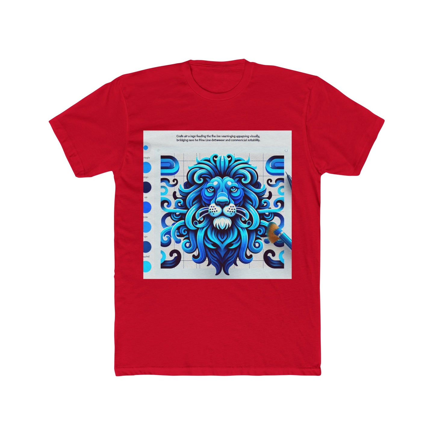 animal graphic blue unisex t-shirt - soft cotton casual wear, perfect gift for men & women