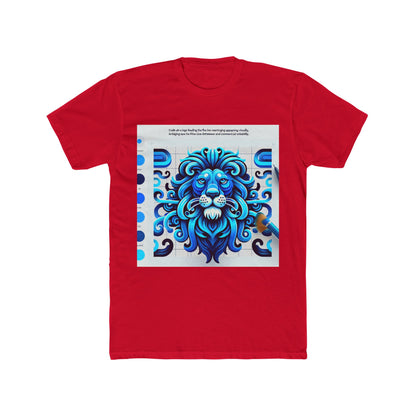 Animal Graphic Blue Unisex T-Shirt - Soft Cotton Casual Wear, Perfect Gift for Men & Women