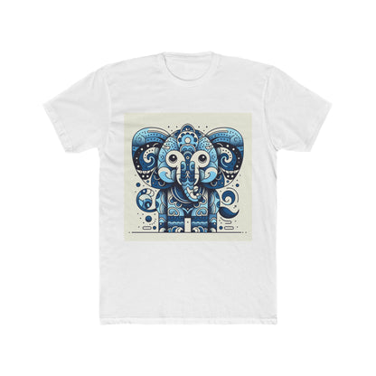 Animal Artwork Unisex T-Shirt – Blue Graphic Tee for Casual Comfort and Everyday Fashion Statement