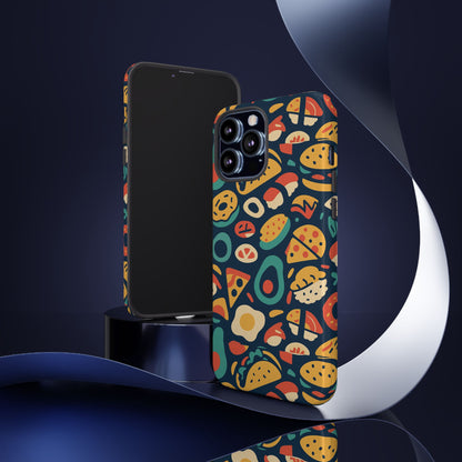 Vibrant Food-Themed Protective Phone Case with 3D Design for Stylish Protection Compatible with iPhone 13, 14, 15 & 16 – all models including Pro, Pro Max & Plus