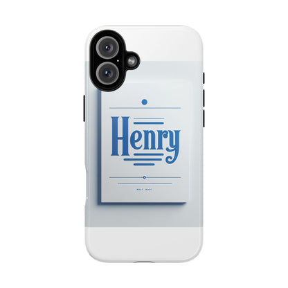 Stylish Blue Typographic Phone Case for Men and Women, Durable Protection, Unique Design, Compatible with iPhone 13, 14, 15 & 16 – all models including Pro, Pro Max & Plus