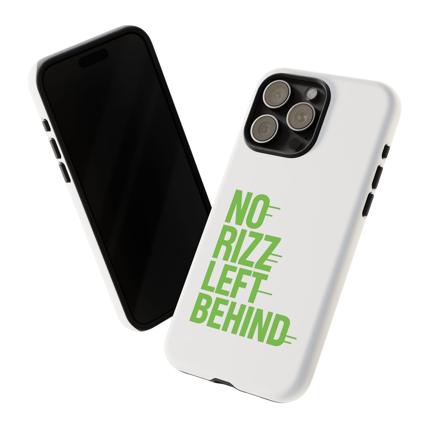 copy of tough cases - no rizz left behind phone case for ultimate protection and style, impact-resistant, dual layer, vibrant design, perfect gift for adults