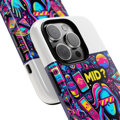 Mid Never Heard Of Her 3D Wrap Protective Phone Case for Fun Retro Style and Shock Absorption, Ideal Gift for Tech Enthusiasts and Anime Lovers