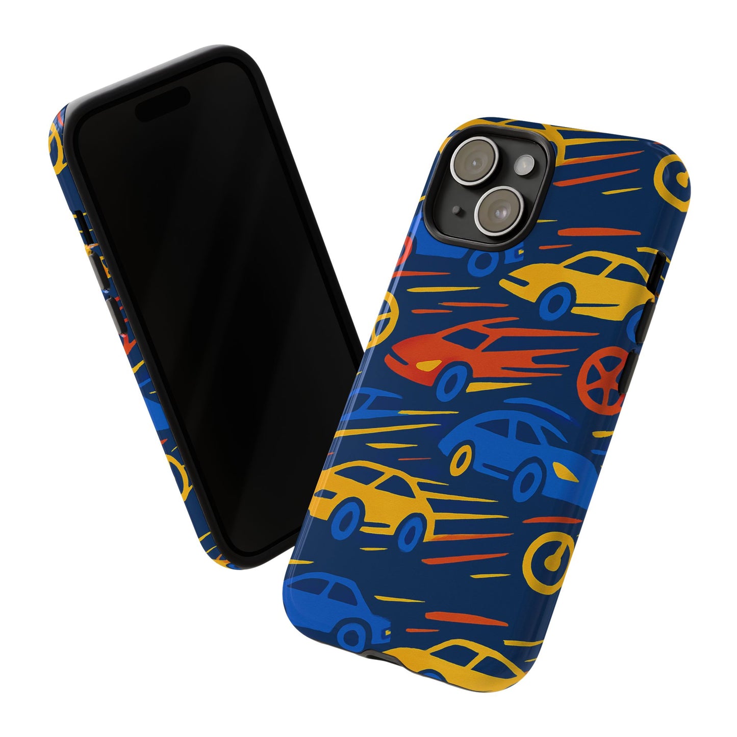 vibrant 3d car design protective phone case for smartphones stylish accessory for expressive individuals compatible with iphone 13, 14, 15 & 16 – all models including pro, pro max & plus