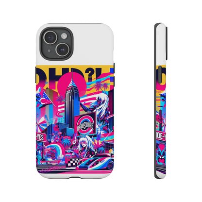 Ohio More Like Oh-Yes Protective Phone Case for Smartphones, 3D Wrap Design, UV Protected, Shock Absorbing, Ideal Gift for Anime and Comic Lovers