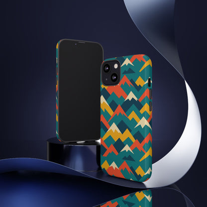 Vibrant Mountain Pattern 3D Wrap Protective Phone Case Stylish Accessory for Men and Women Compatible with iPhone 13, 14, 15 & 16 – All Models Including Pro, Pro Max & Plus