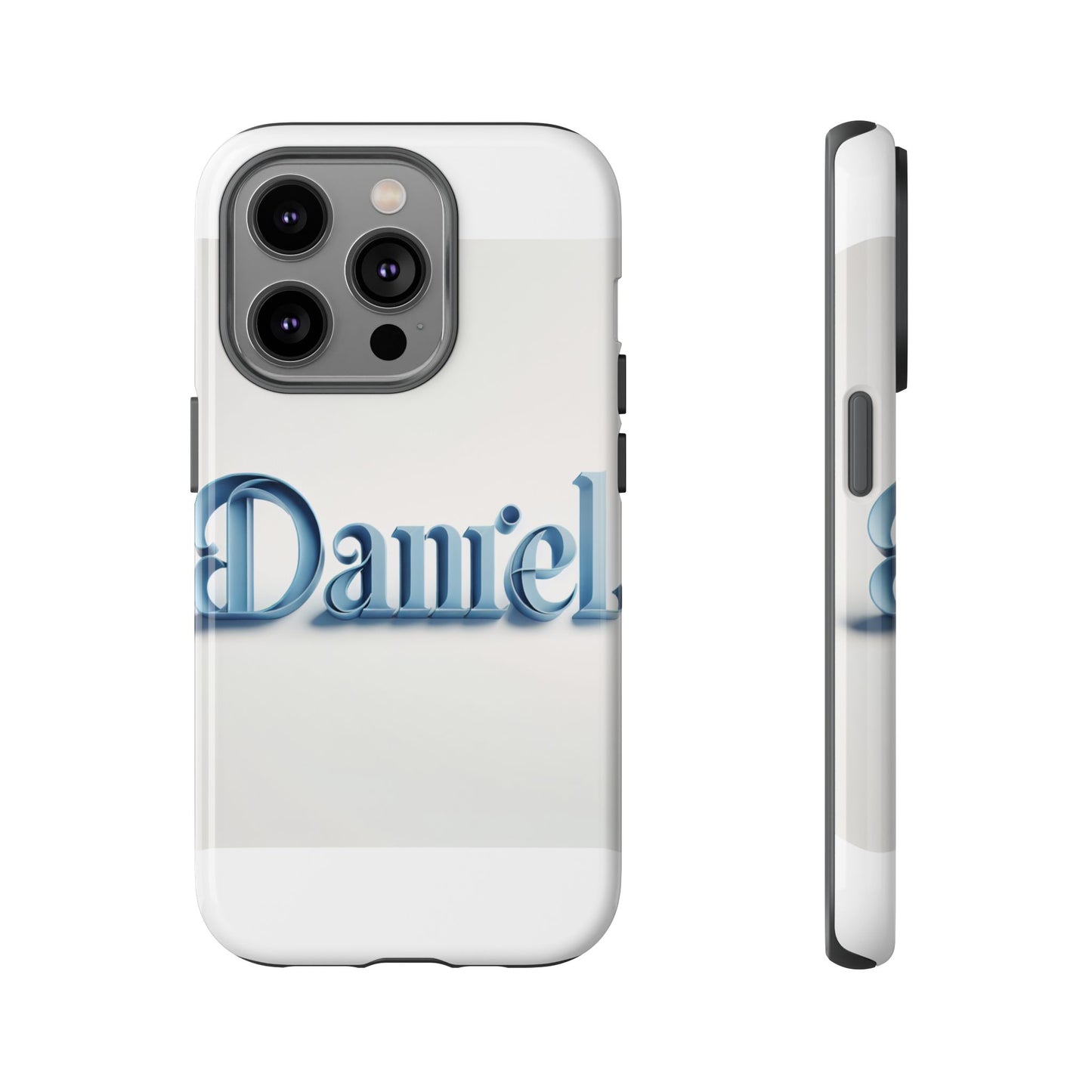 vibrant 3d wrap protective phone case in blue lettering stylish design for unique accessory lovers compatible with iphone 13, 14, 15 & 16 – all models including pro, pro max & plus