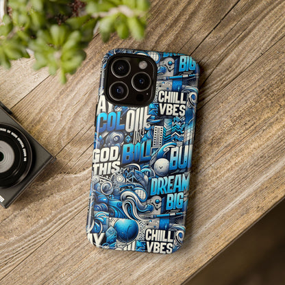 Vibrant 3D Graphic Phone Case with Abstract Design for Unique Style and Protection Compatible with iPhone 13, 14, 15 & 16 – all models including Pro, Pro Max & Plus