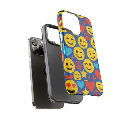 Vibrant 3D Emoji Protective Phone Case for Kids and Adults – Fun Multicolour Design for Stylish Protection Compatible with iPhone 13, 14, 15 & 16 – all models including Pro, Pro Max & Plus