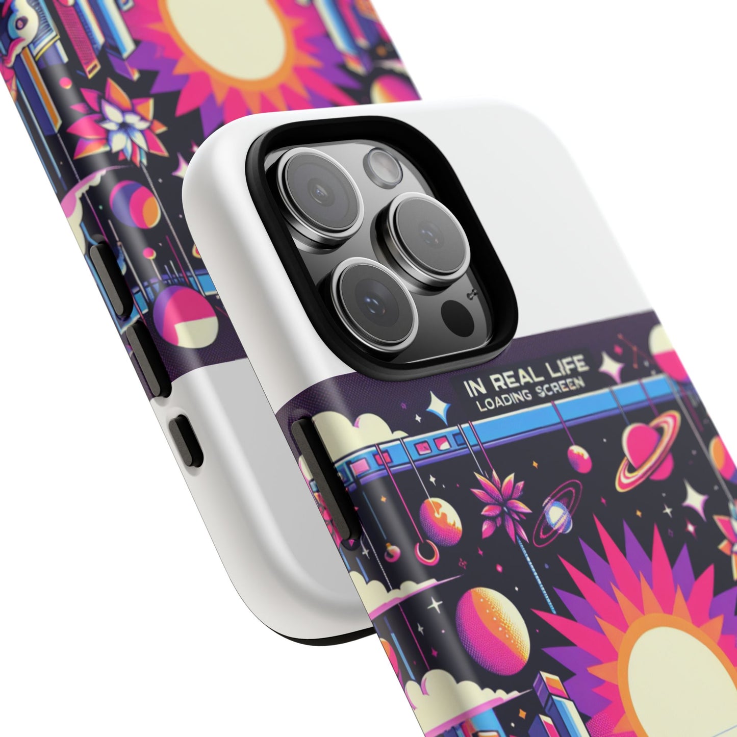 irl loading screen protective phone case for anime fans