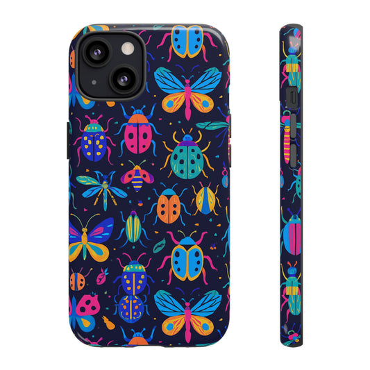 Vibrant 3D Insect Design Phone Case for Stylish Protection and Unique Aesthetic Compatible with iPhone 13, 14, 15 & 16 – all models including Pro, Pro Max & Plus