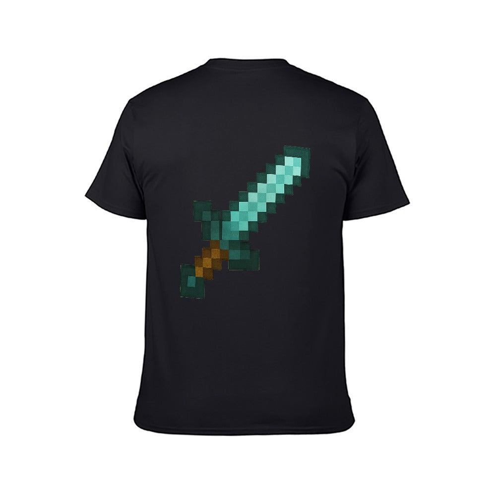 2025 new 150g men's short sleeve t-shirt for fitness, casual wear, and travel - breathable cotton, stylish double-sided print, comfortable fit