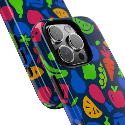 Vibrant 3D Fruit Pattern Protective Phone Case with Glossy Finish for Stylish Protection, Compatible with iPhone 13, 14, 15 & 16 – all models including Pro, Pro Max & Plus