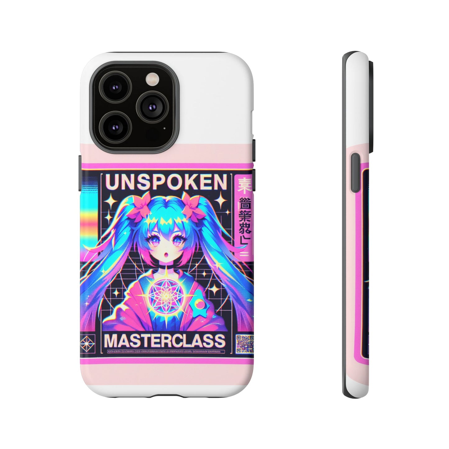 unspoken riz masterclass protective phone case, 3d wrap design, durable shock absorption, uv protected, ideal gift for anime and comic fans, glossy or matte finish