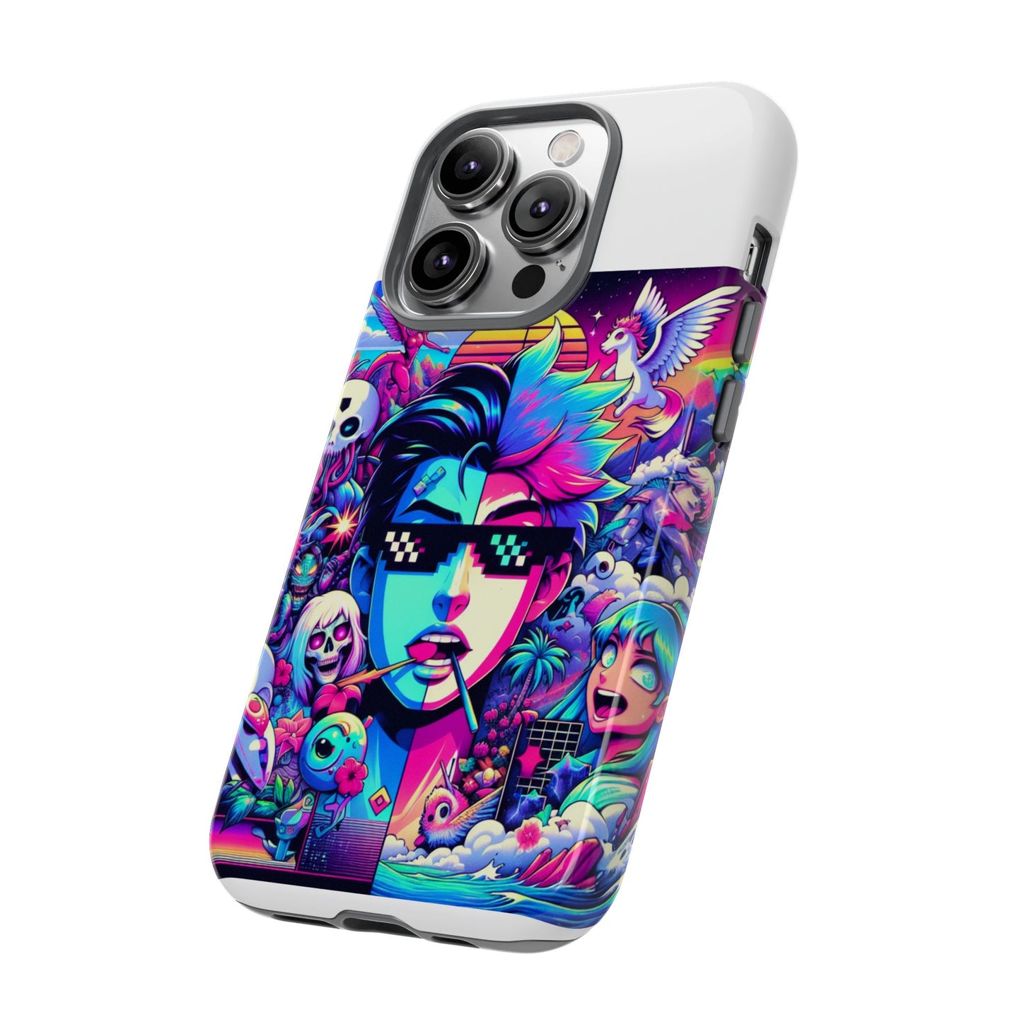 skibidi on sight protective phone case for anime lovers